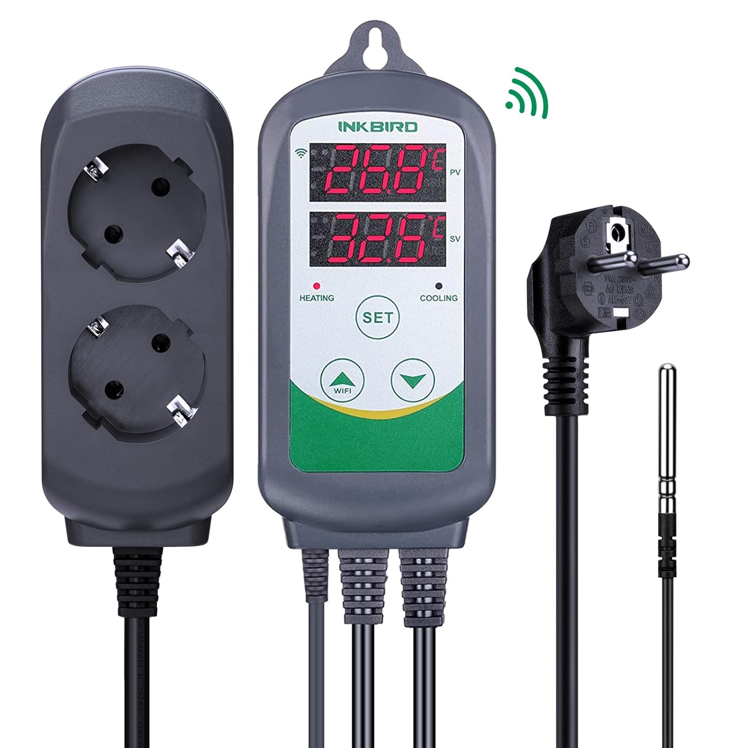 Smart Garden Greenhouse - INKBIRD ITC-308-WiFi dijital sıcaklık kontrol cihazı