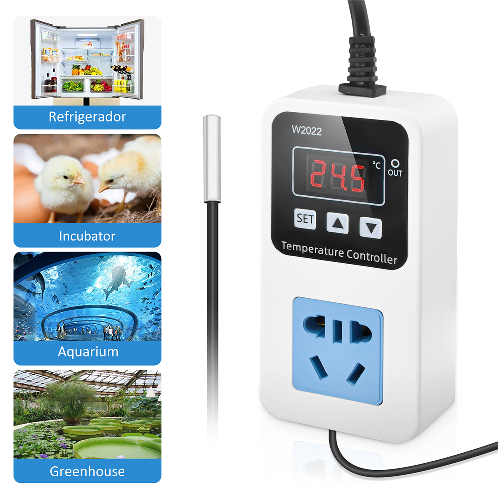 Smart Garden Greenhouse - W2022 sıcaklık kontrol cihazı 110-220V termostat