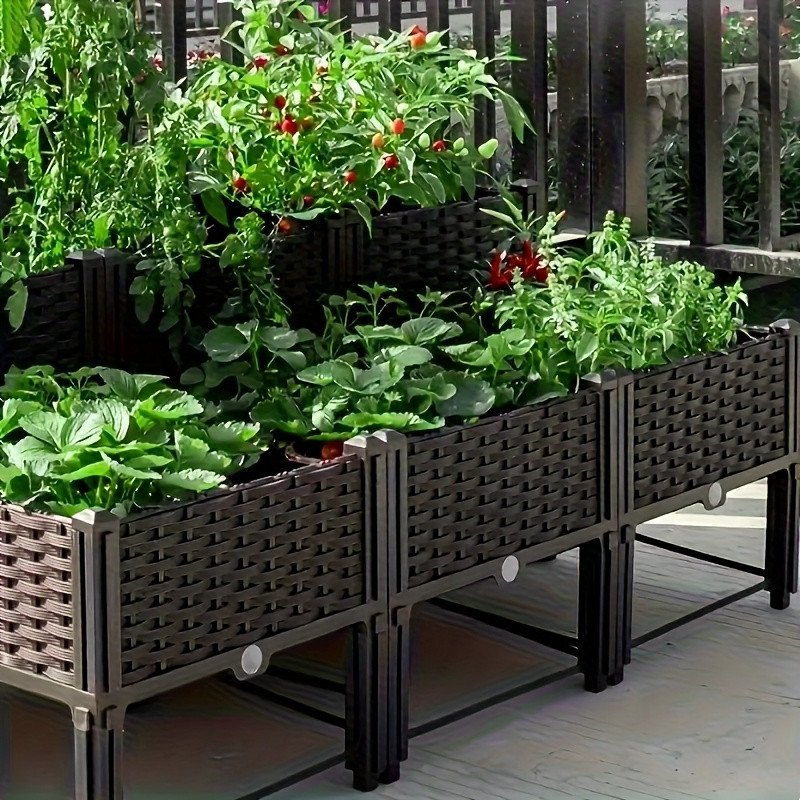Smart Garden Storage - Yüksek Bahçe Yatağı, Kendiliğinden Sulanan ve