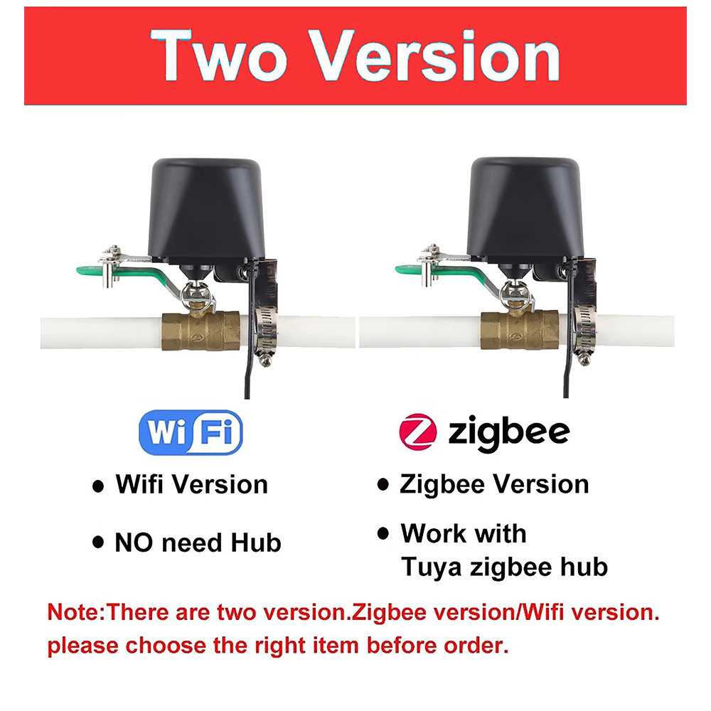 Tuya Zigbee veya Wifi Su Vanas - Smart Garden Instructions incelemesi ve fiyatı