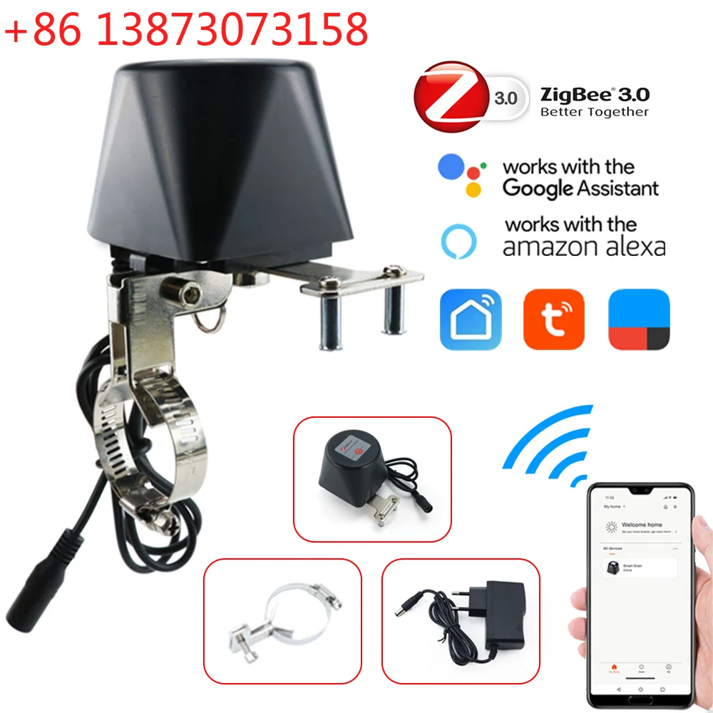 Tuya Zigbee Akıllı Gaz Vanası, - Smart Garden Instructions incelemesi ve fiyatı