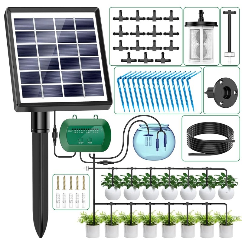 Güneş Akıllı Sulama Kiti 6V 2W - Smart Garden Watering incelemesi ve fiyatı