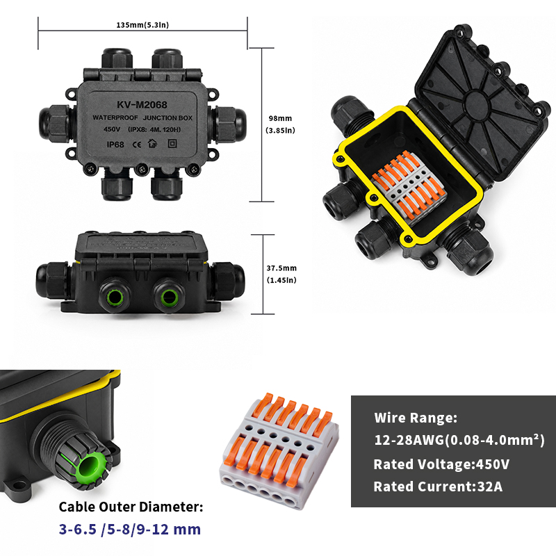 IP68 Su Geçirmez Bağlantı Kutu - Smart Garden Storage incelemesi ve fiyatı